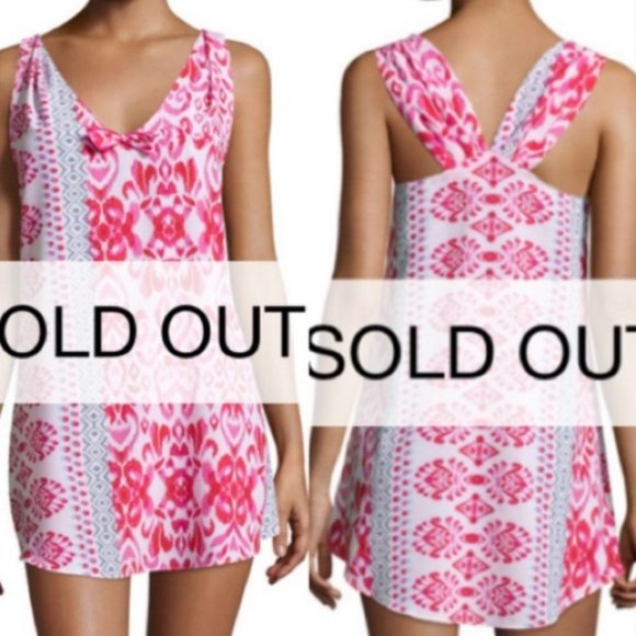 💕OSCAR DE LA RENTA💕IKAT FUSION CHEMISE💕 - Picture 2 of 9